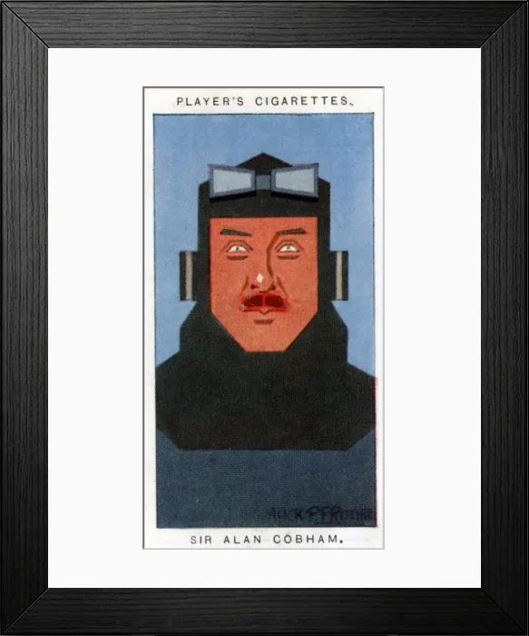 Framed Print : Sir Alan Cobham, British pioneer aviator, 1926. Artist: Alick P F Ritchie Framed Print : Sir Alan Cobham, British pioneer aviator, 1926. Artist: Alick P F Ritchie