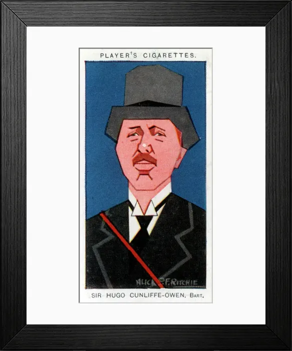 Framed Print : Sir Hugo Cunliffe-Owen, British businessman, 1926. Artist: Alick P F Ritchie Framed Print : Sir Hugo Cunliffe-Owen, British businessman, 1926. Artist: Alick P F Ritchie
