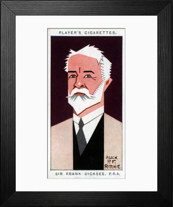 Framed Print : Sir Francis Bernard Dicksee, British painter, 1926. Artist: Alick P F Ritchie Framed Print : Sir Francis Bernard Dicksee, British painter, 1926. Artist: Alick P F Ritchie