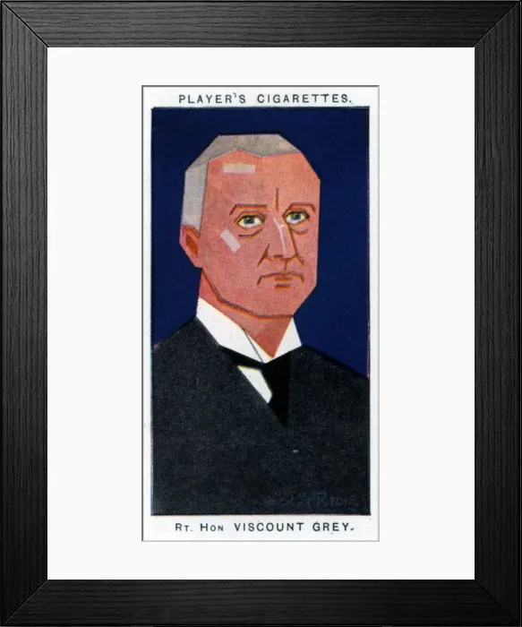 Framed Print : Edward Grey, 1st Viscount Grey of Fallodon, British politician, 1926. Artist: Alick P F Ritchie Framed Print : Edward Grey, 1st Viscount Grey of Fallodon, British politician, 1926. Artist: Alick P F Ritchie