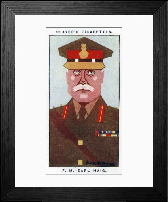 Framed Print : Douglas Haig, 1st Earl Haig, British field marshal, 1926. Artist: Alick P F Ritchie Framed Print : Douglas Haig, 1st Earl Haig, British field marshal, 1926. Artist: Alick P F Ritchie