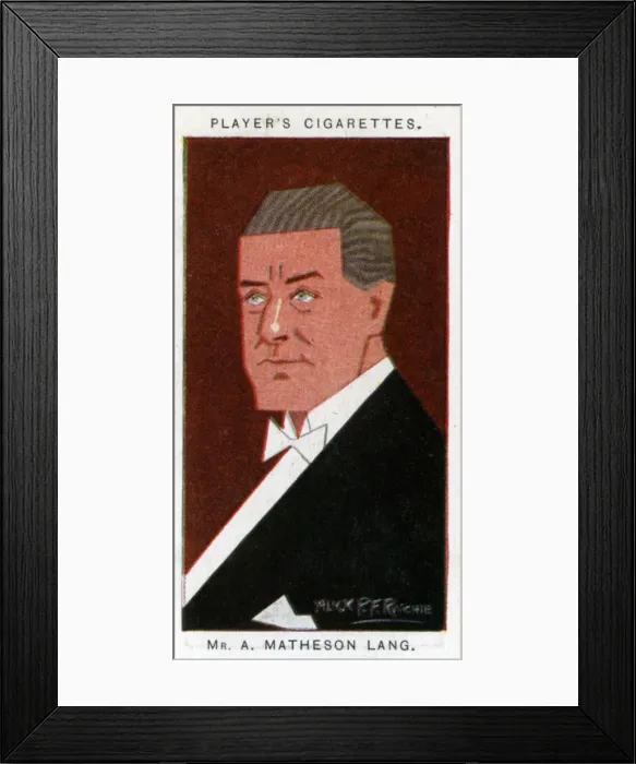 Framed Print : Matheson Lang, Canadian actor-manager and dramatist, 1926. Artist: Alick P F Ritchie Framed Print : Matheson Lang, Canadian actor-manager and dramatist, 1926. Artist: Alick P F Ritchie
