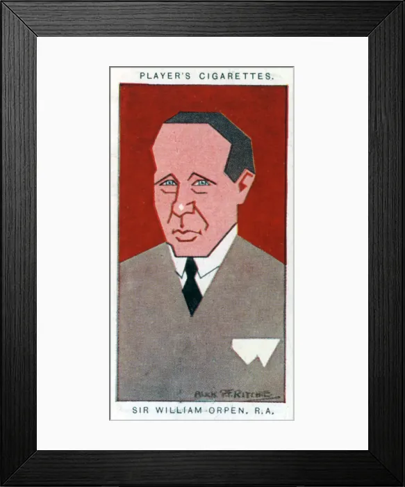 Framed Print : Sir William Orpen, British painter, 1926. Artist: Alick P F Ritchie Framed Print : Sir William Orpen, British painter, 1926. Artist: Alick P F Ritchie