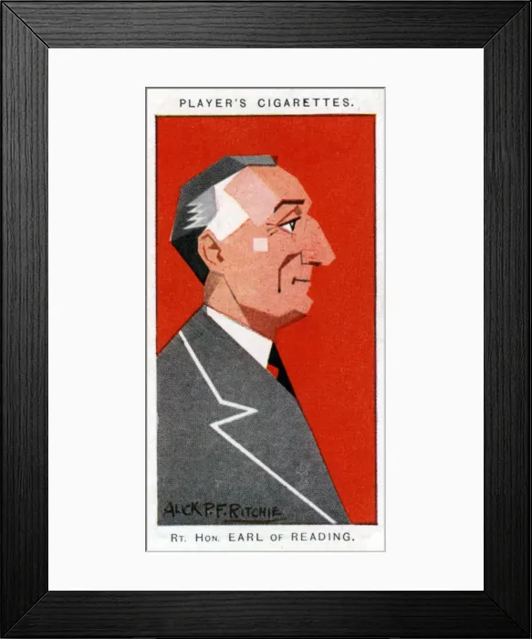 Framed Print : Rufus Isaacs, 1st Marquess of Reading, Lord Chief Justice and diplomat, 1926. Artist: Alick P F Ritchie Framed Print : Rufus Isaacs, 1st Marquess of Reading, Lord Chief Justice and diplomat, 1926. Artist: Alick P F Ritchie