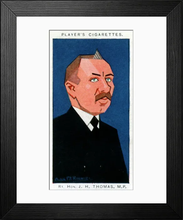 Framed Print : James Henry Thomas, British trade unionist and politician, 1926. Artist: Alick P F Ritchie Framed Print : James Henry Thomas, British trade unionist and politician, 1926. Artist: Alick P F Ritchie