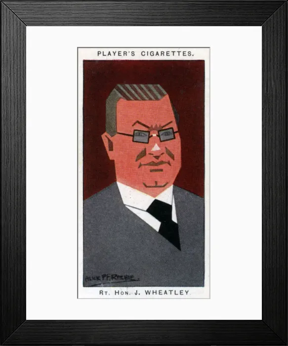 Framed Print : John Wheatley, Scottish politician, 1926. Artist: Alick P F Ritchie Framed Print : John Wheatley, Scottish politician, 1926. Artist: Alick P F Ritchie