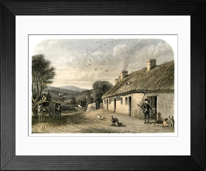 Framed Print : The birthplace of Robert Burns, Alloway, South Ayrshire, Scotland Framed Print : The birthplace of Robert Burns, Alloway, South Ayrshire, Scotland