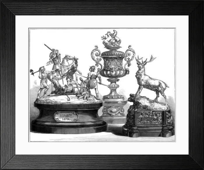 Framed Print : The Ascot prize plate, 1875 Framed Print : The Ascot prize plate, 1875
