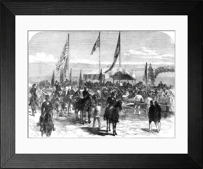 Framed Print : His Royal Highness receiving the address of the Glenelg Corporation, Australia, 1868 Framed Print : His Royal Highness receiving the address of the Glenelg Corporation, Australia, 1868