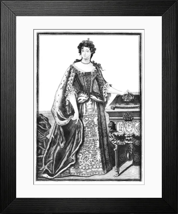 Framed Print : Anne, Queen of Great Britain and Ireland Framed Print : Anne, Queen of Great Britain and Ireland