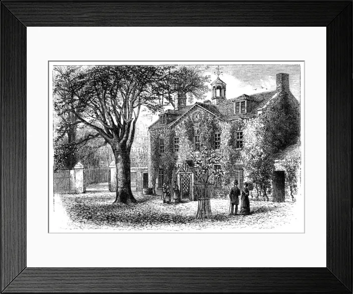 Framed Print : Mr Gladstones Orphanage, Hawarden, 19th century Framed Print : Mr Gladstones Orphanage, Hawarden, 19th century