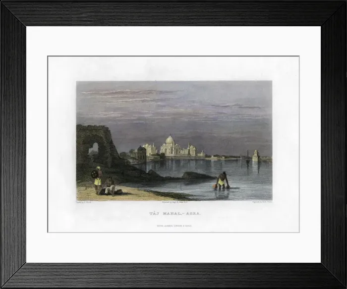 Framed Print : Taj Mahal, Agra, India, 19th century. Artist: Robert Wallis Framed Print : Taj Mahal, Agra, India, 19th century. Artist: Robert Wallis