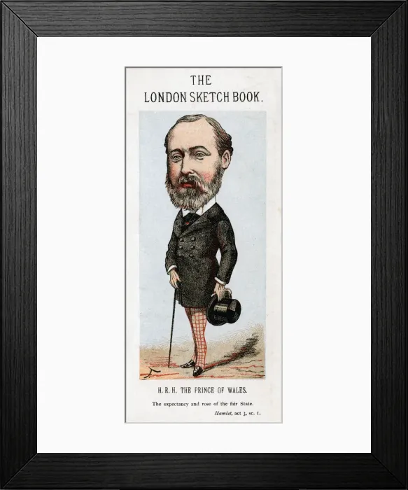 Framed Print : Albert Edward, Prince of Wales, 1874. Artist: Faustin Framed Print : Albert Edward, Prince of Wales, 1874. Artist: Faustin
