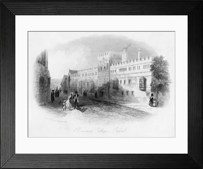 Framed Print : Brasenose College, Oxford University Framed Print : Brasenose College, Oxford University