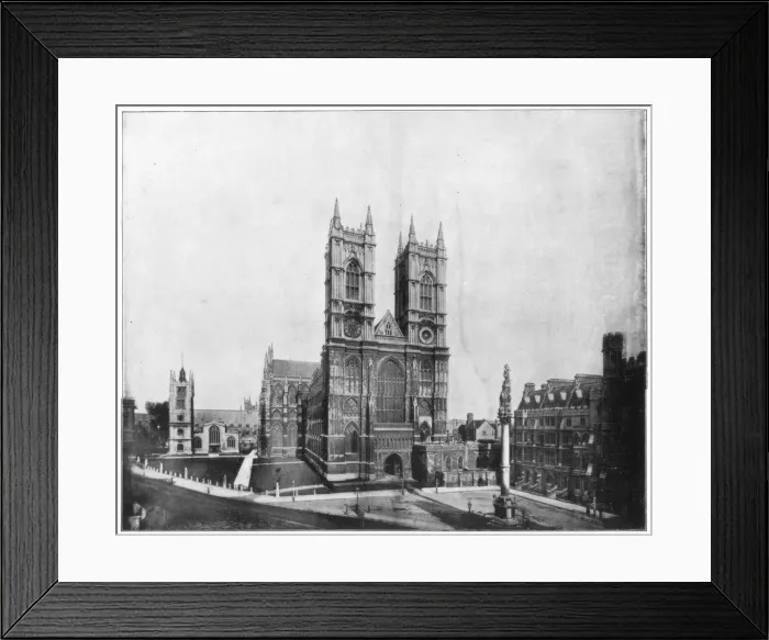 Framed Print : Westminster Abbey, London, late 19th century. Artist: John L Stoddard Framed Print : Westminster Abbey, London, late 19th century. Artist: John L Stoddard