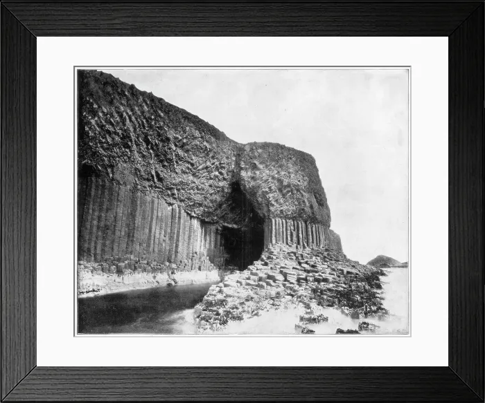 Framed Print : Fingals Cave, Scotland, late 19th century. Artist: John L Stoddard Framed Print : Fingals Cave, Scotland, late 19th century. Artist: John L Stoddard