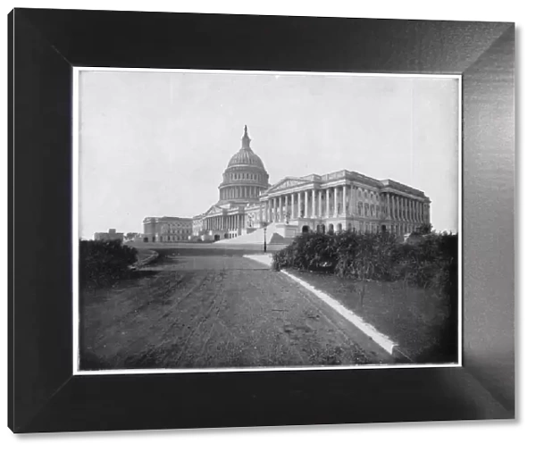 The Capitol, Washington DC, late 19th century. Artist: John L Stoddard