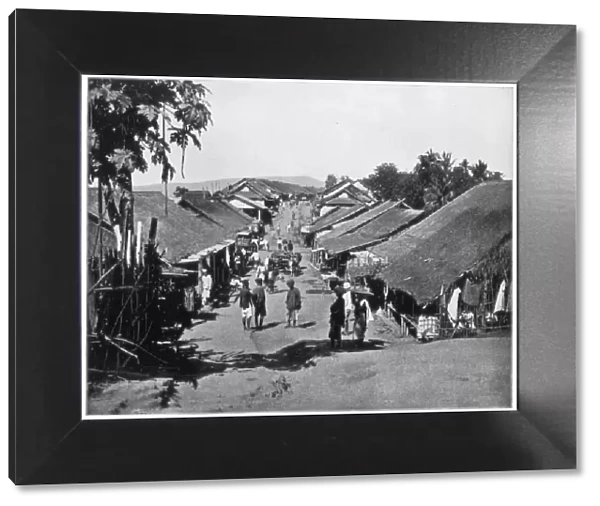 Village near Calcutta, India, late 19th century. Artist: John L Stoddard