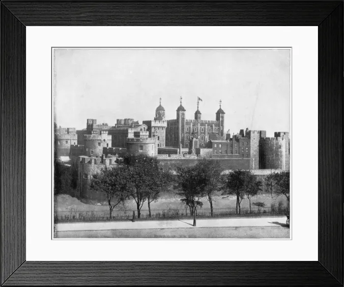 Framed Print : The Tower of London, England, late 19th century. Artist: John L Stoddard Framed Print : The Tower of London, England, late 19th century. Artist: John L Stoddard