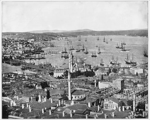 Constantinople and the Bosphorus, Turkey, late 19th century. Artist: John L Stoddard