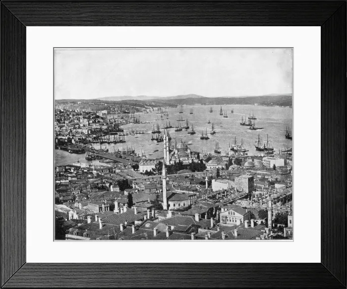 Framed Print : Constantinople and the Bosphorus, Turkey, late 19th century. Artist: John L Stoddard Framed Print : Constantinople and the Bosphorus, Turkey, late 19th century. Artist: John L Stoddard
