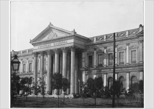 National Congress, Santiago, Chile, late 19th century. Artist: John L Stoddard