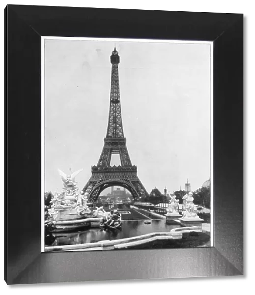 Eiffel Tower, Paris, late 19th century. Artist: John L Stoddard