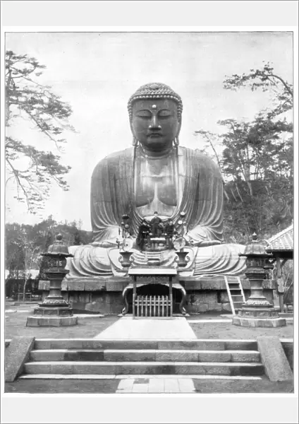 The Great Bronze Buddha, Japan, late 19th century. Artist: John L Stoddard