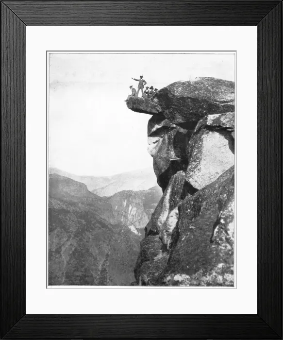 Framed Print : Glacier Point, Yosemite Valley, California, USA, late 19th century. Artist: John L Stoddard Framed Print : Glacier Point, Yosemite Valley, California, USA, late 19th century. Artist: John L Stoddard