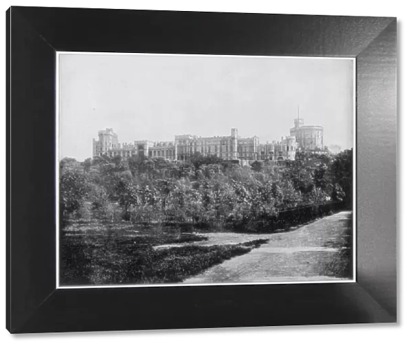 Windsor Castle, England, late 19th century. Artist: John L Stoddard