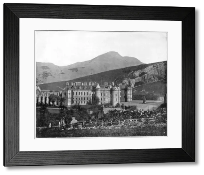Framed Print : Holyrood Palace, Edinburgh, Scotland, late 19th century. Artist: John L Stoddard Framed Print : Holyrood Palace, Edinburgh, Scotland, late 19th century. Artist: John L Stoddard