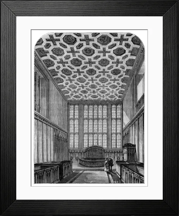 Framed Print : Interior, Chapel Royal, St Jamess Palace, 1900 Framed Print : Interior, Chapel Royal, St Jamess Palace, 1900