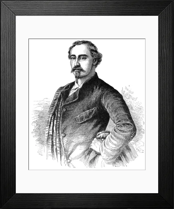Framed Print : Duke Ernest of Saxo Coburg Gotha, 1900 Framed Print : Duke Ernest of Saxo Coburg Gotha, 1900