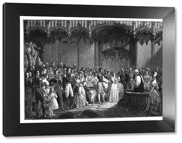 The Marriage of Queen Victoria and Prince Albert, 1840, (1900)