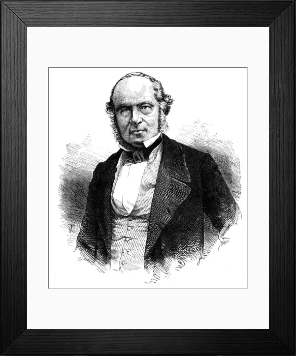 Framed Print : Rowland Hill, (1795-1879), 19th century Framed Print : Rowland Hill, (1795-1879), 19th century
