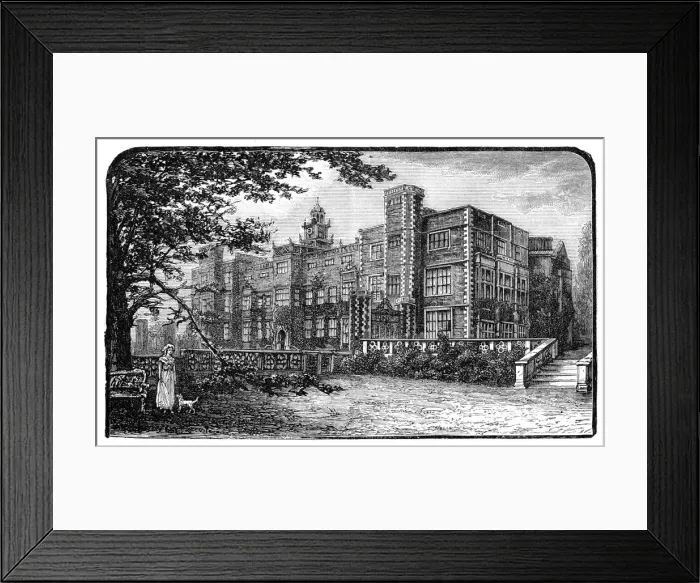 Framed Print : Hatfield House, Herfordshire, 1900 Framed Print : Hatfield House, Herfordshire, 1900