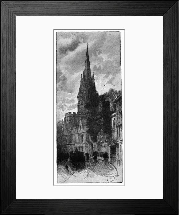 Framed Print : St Marys, Oxford, 1900 Framed Print : St Marys, Oxford, 1900