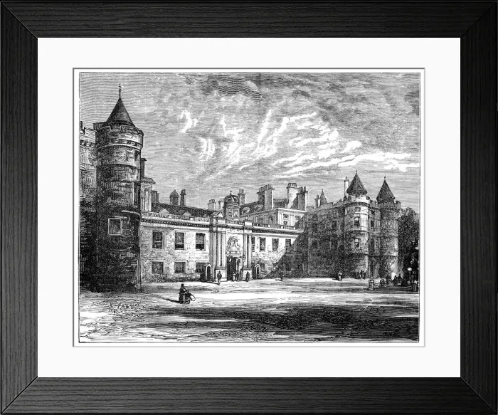 Framed Print : Holyrood Palace, Edinburgh, 1900 Framed Print : Holyrood Palace, Edinburgh, 1900