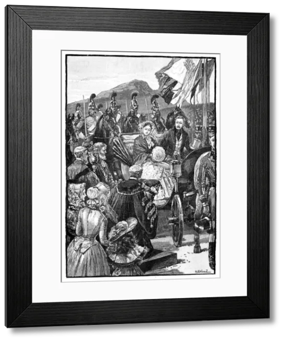 Framed Print : The Queens entry into Edinburgh, c1840s, (1900) Framed Print : The Queens entry into Edinburgh, c1840s, (1900)