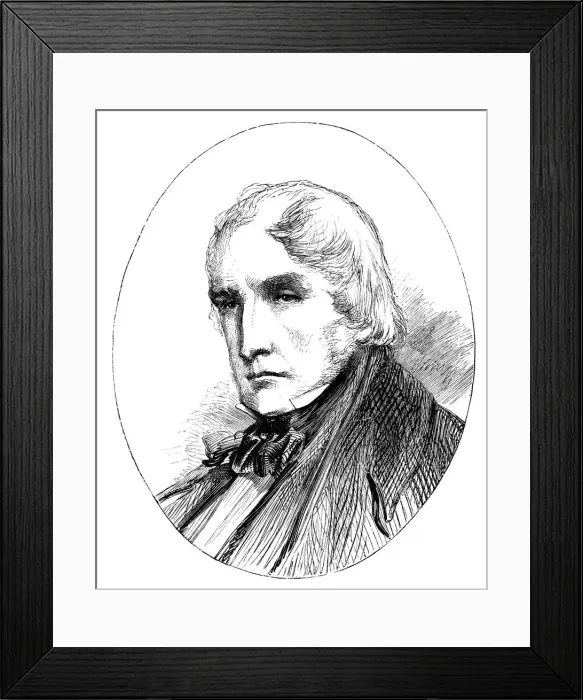 Framed Print : The Earl of Aberdeen, (1784-1860), 19th century Framed Print : The Earl of Aberdeen, (1784-1860), 19th century