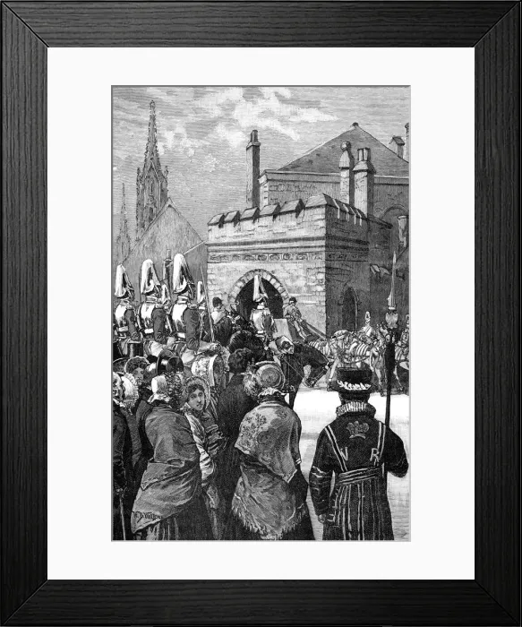 Framed Print : The Queen opening Parliament, 1846, (1900) Framed Print : The Queen opening Parliament, 1846, (1900)