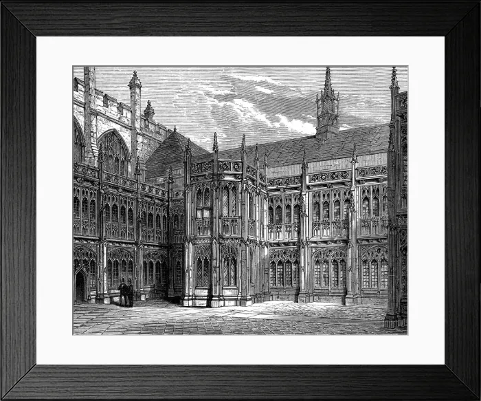 Framed Print : St Stephens Cloisters, Westminster Hall, London, 1900 Framed Print : St Stephens Cloisters, Westminster Hall, London, 1900