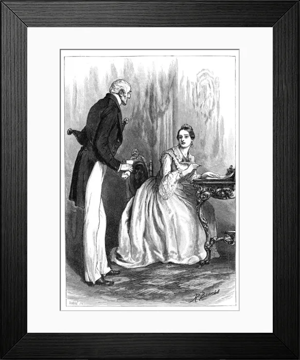 Framed Print : The Queen and the Deserters Death Warrant, c1850s, (1900) Framed Print : The Queen and the Deserters Death Warrant, c1850s, (1900)