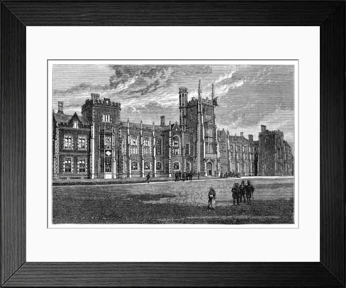 Framed Print : Queens College, Belfast, 1900 Framed Print : Queens College, Belfast, 1900