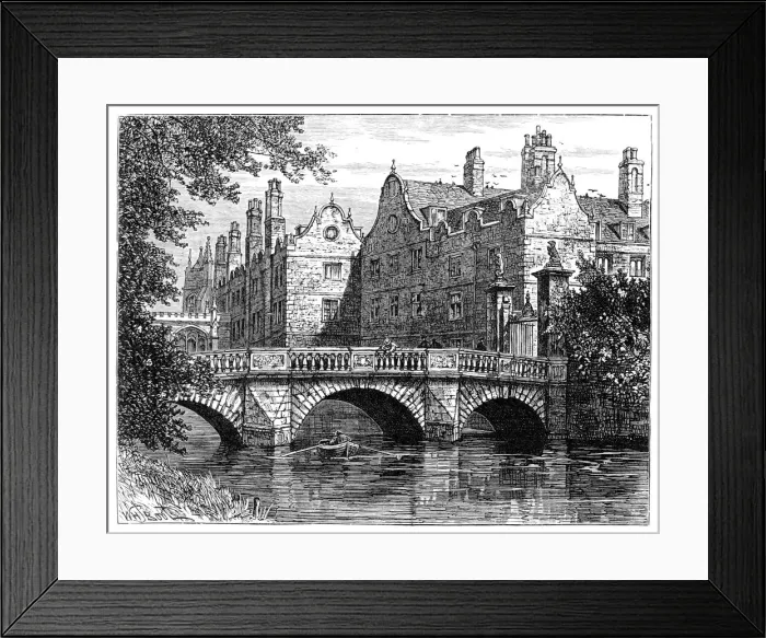 Framed Print : St Johns College, Cambridge, 1900 Framed Print : St Johns College, Cambridge, 1900