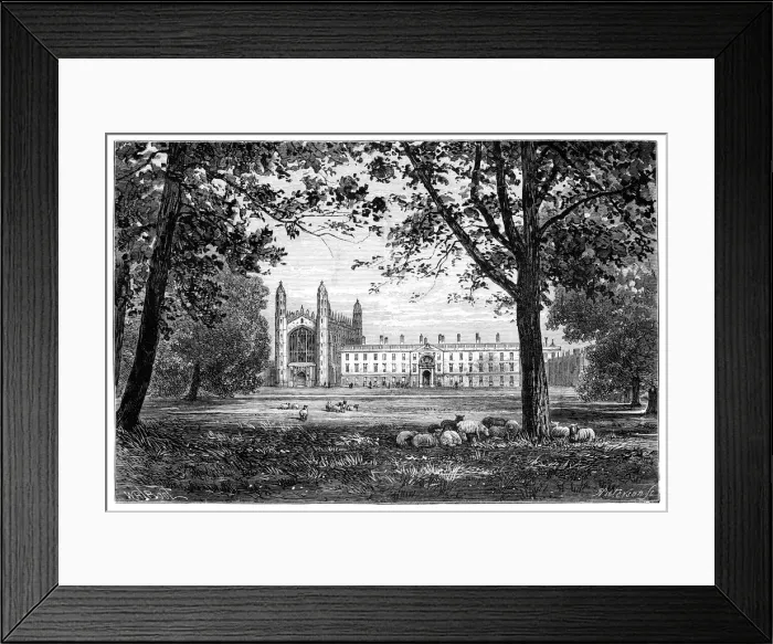 Framed Print : Kings College, Cambridge, 1900 Framed Print : Kings College, Cambridge, 1900