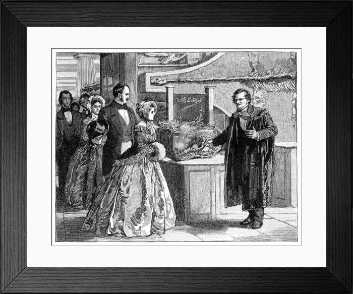 Framed Print : The Queen in the Woodwardian Museum, c1850s, (1900) Framed Print : The Queen in the Woodwardian Museum, c1850s, (1900)