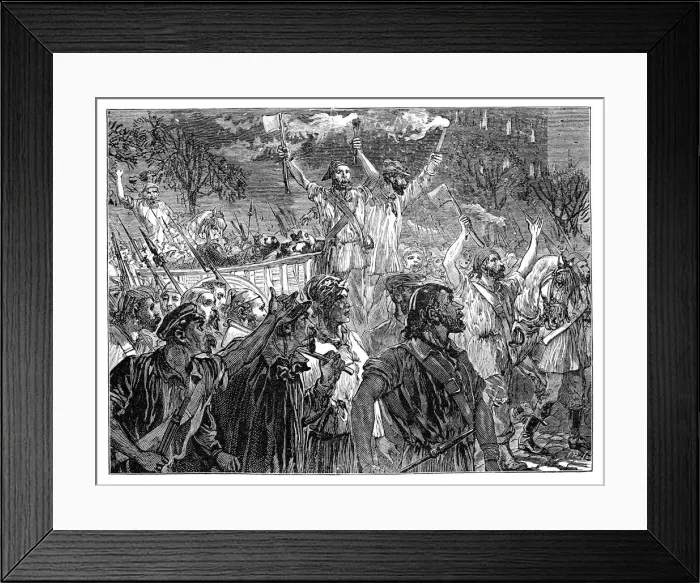 Framed Print : The Revolution in Paris, 19th century, (1900) Framed Print : The Revolution in Paris, 19th century, (1900)