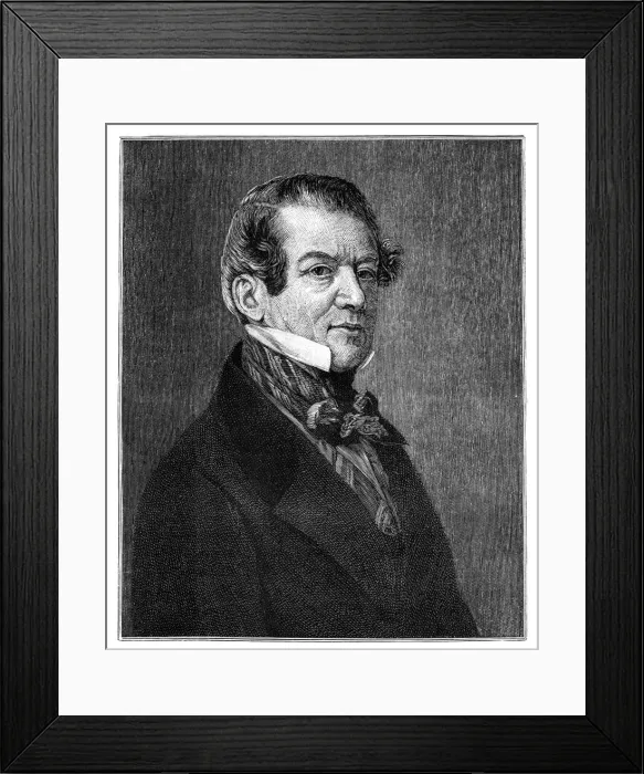 Framed Print : Baron Stockmar, (1787-1863), 19th century