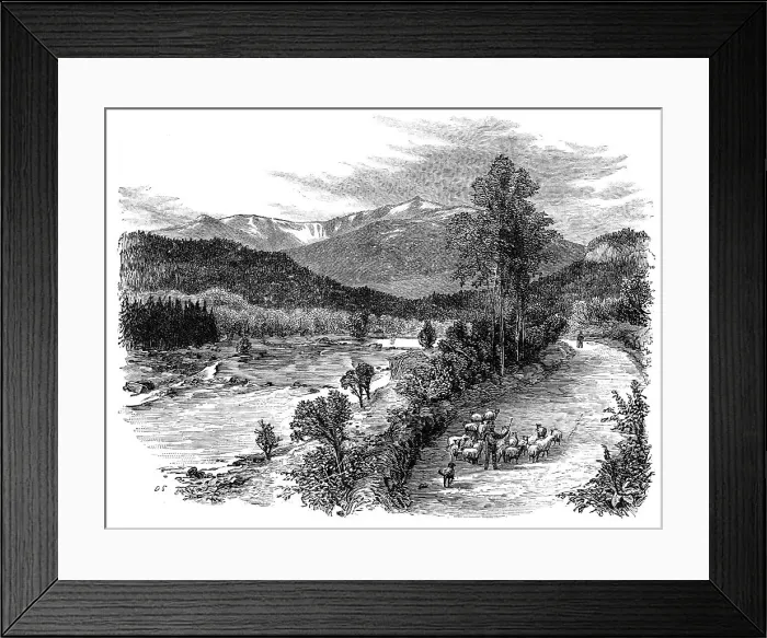 Framed Print : View of Lochnagar, Scotland, 1900